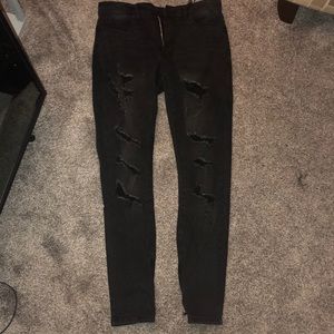 Black Fashion Nova Men Skinny ripped jeans
